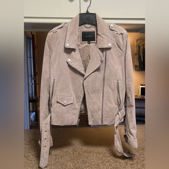 Marc New York 100% Suede Leather Motorcycle Jacket - Picture 3 of 9